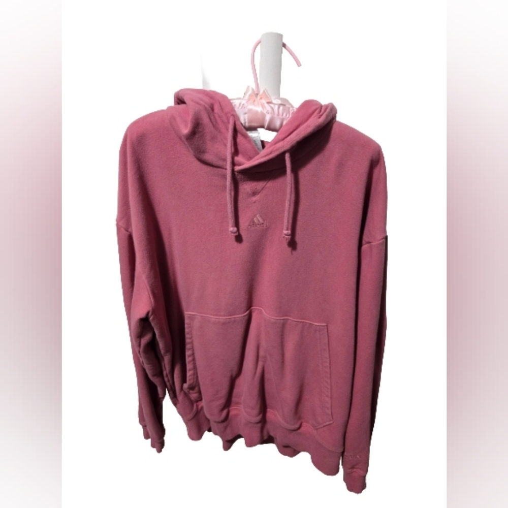 Adidas Unisex Rose Hoodie, Size Large